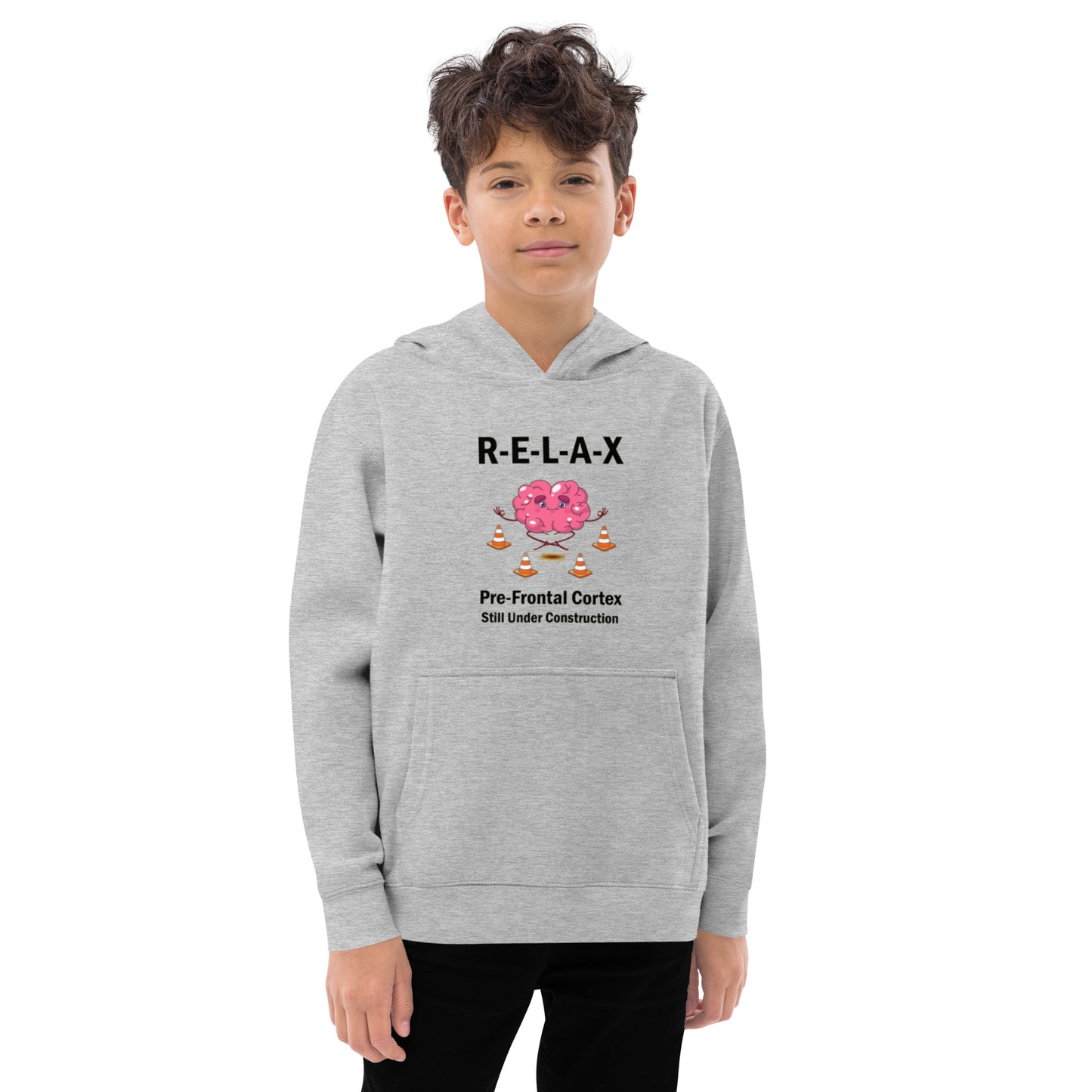 "R-E-L-A-X, Prefrontal Cortex" - Youth Hoodie