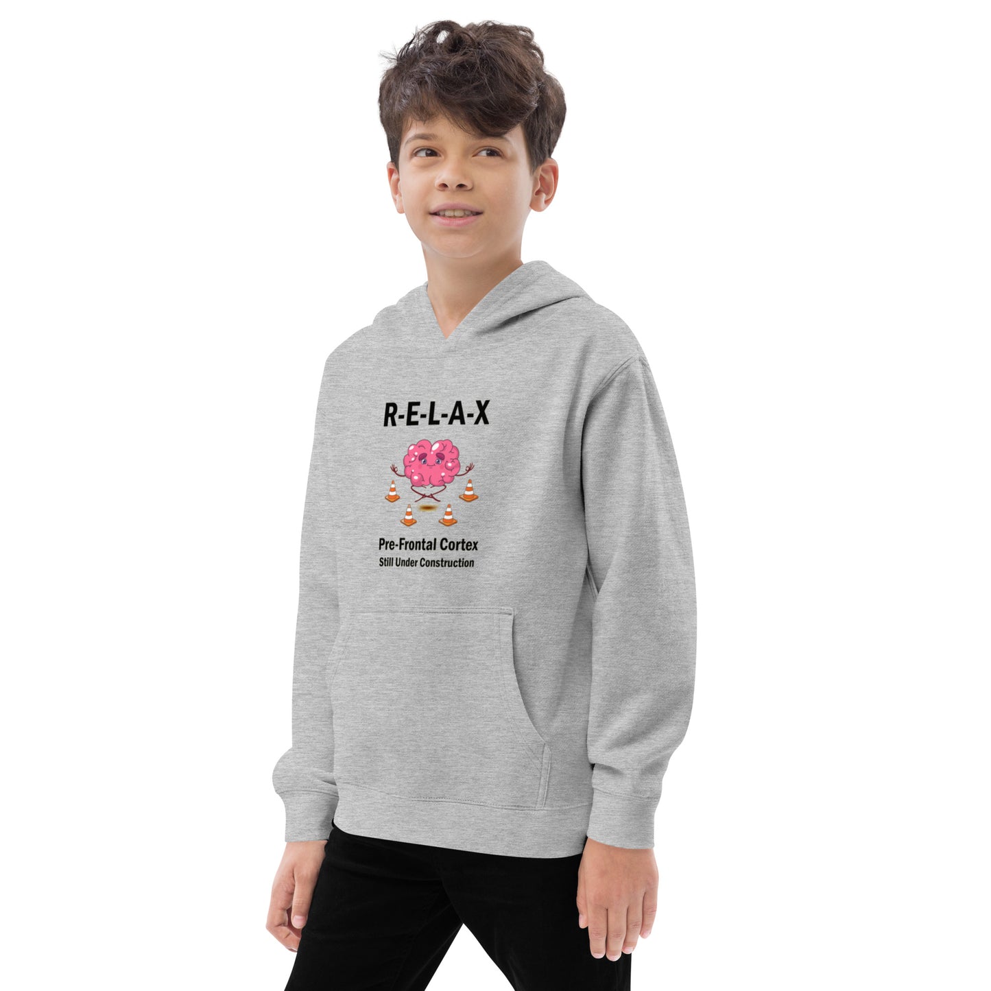 "R-E-L-A-X, Prefrontal Cortex" - Youth Hoodie