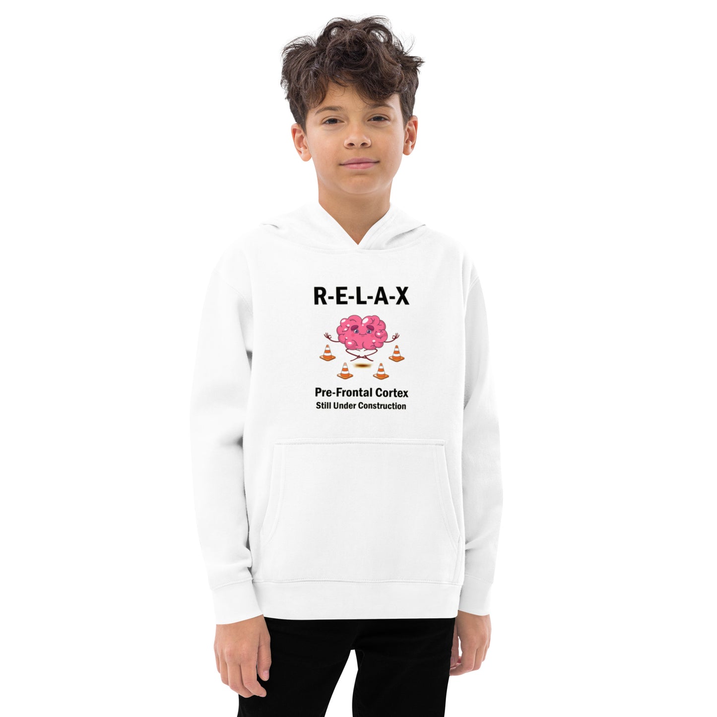 "R-E-L-A-X, Prefrontal Cortex" - Youth Hoodie