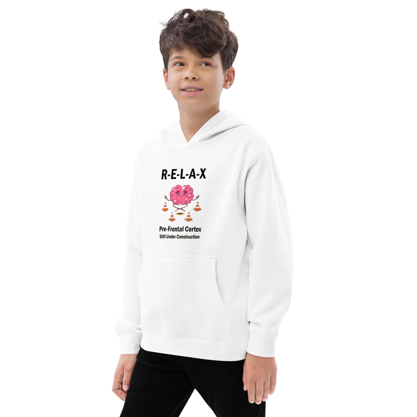 "R-E-L-A-X, Prefrontal Cortex" - Youth Hoodie