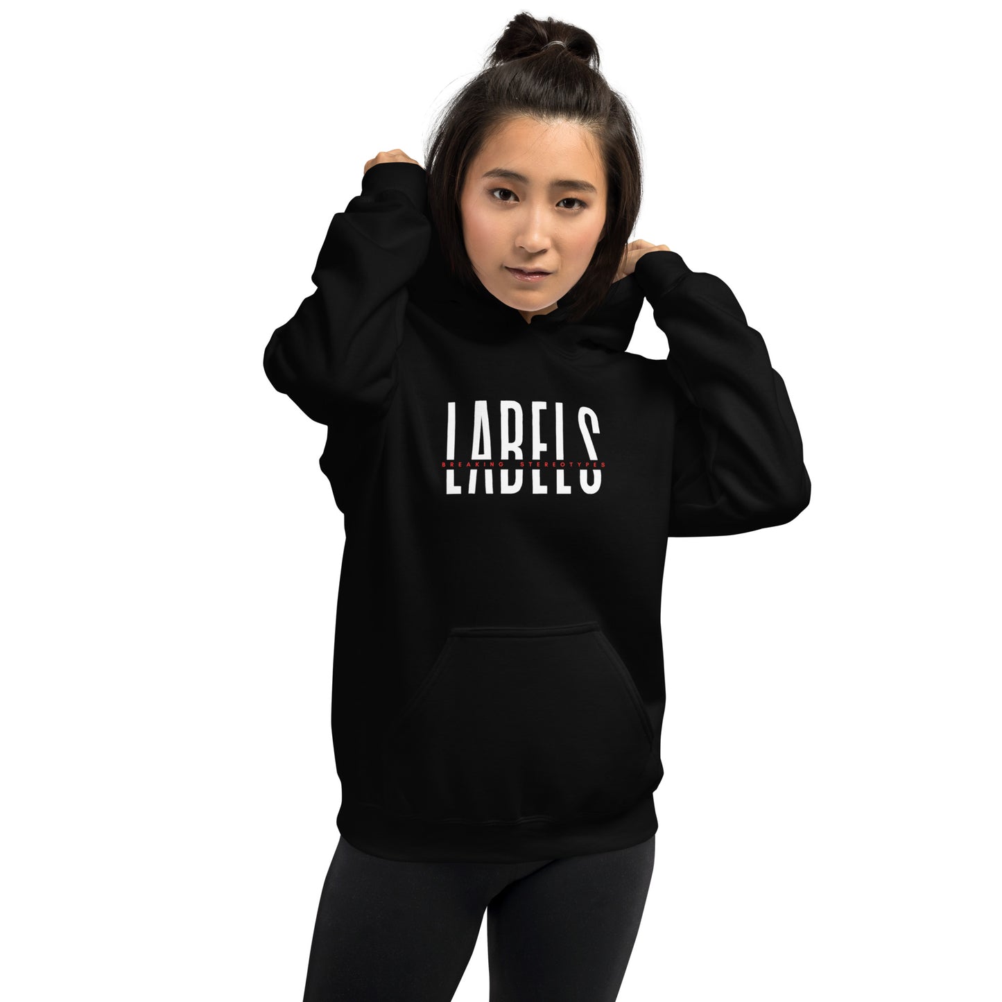 "Labels - Breaking Stereotypes" - Adult Hoodie (Bold Colors)