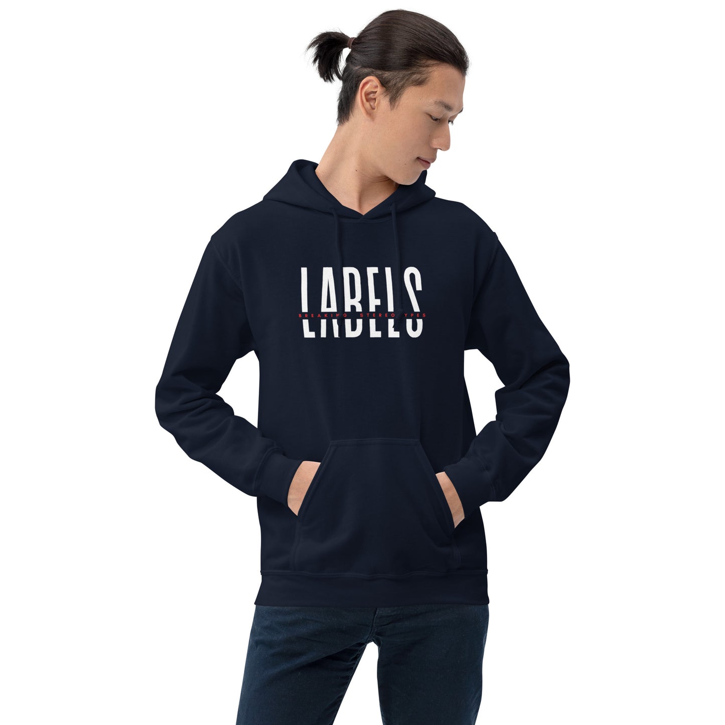 "Labels - Breaking Stereotypes" - Adult Hoodie (Bold Colors)