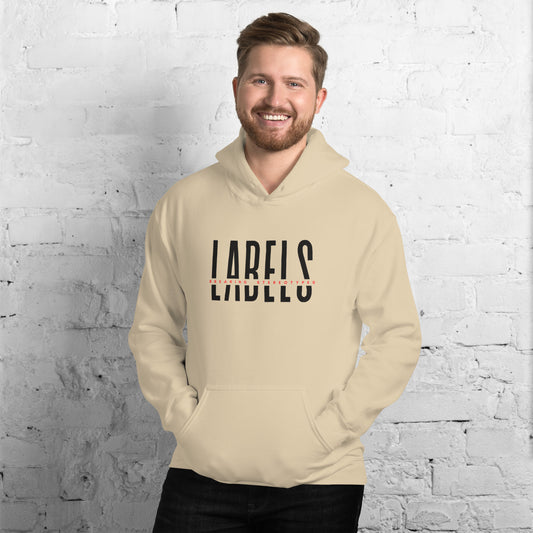 "Labels - Breaking Stereotypes" - Adult Hoodie (Soft Colors)