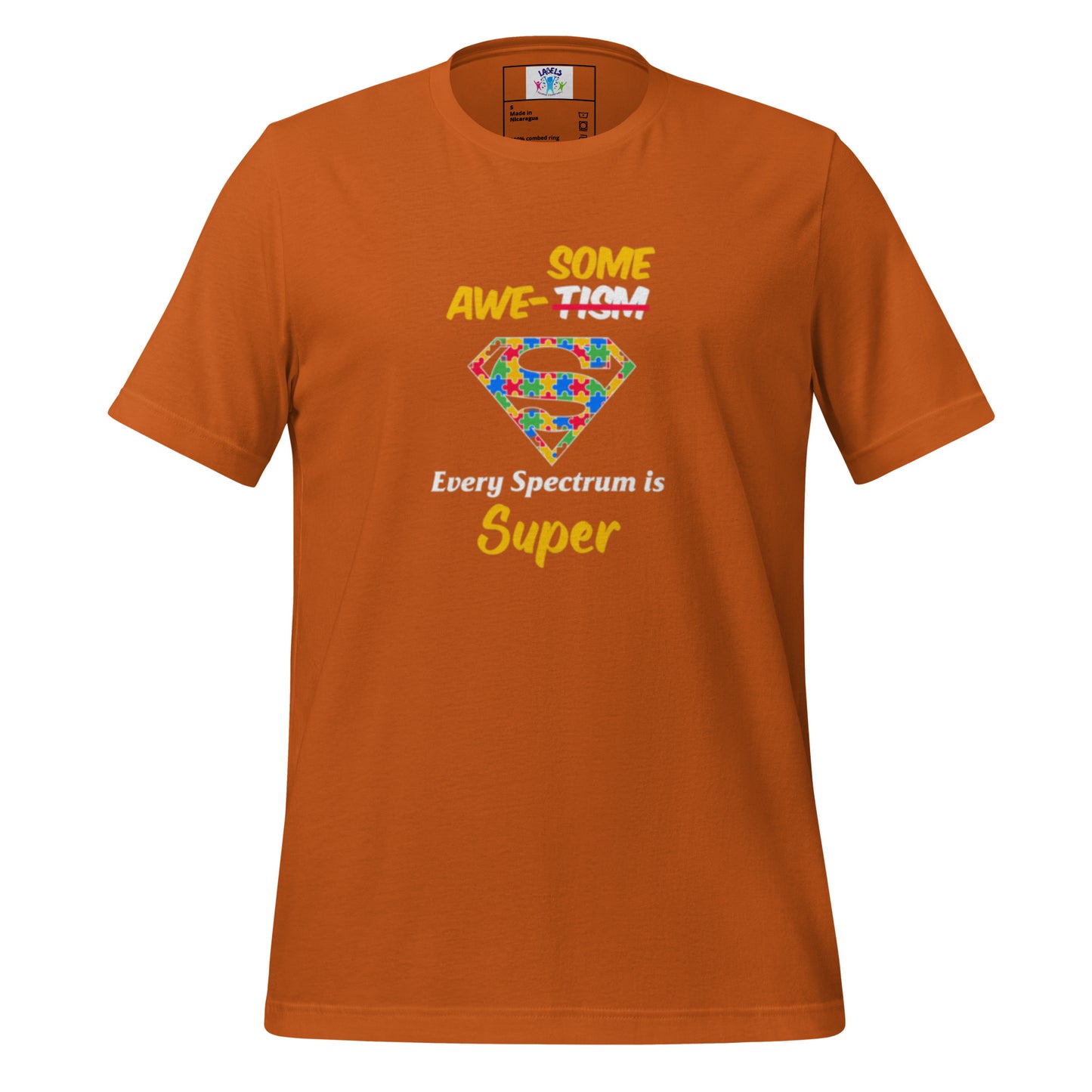 "Every Spectrum Is Super" - Adult T-Shirt