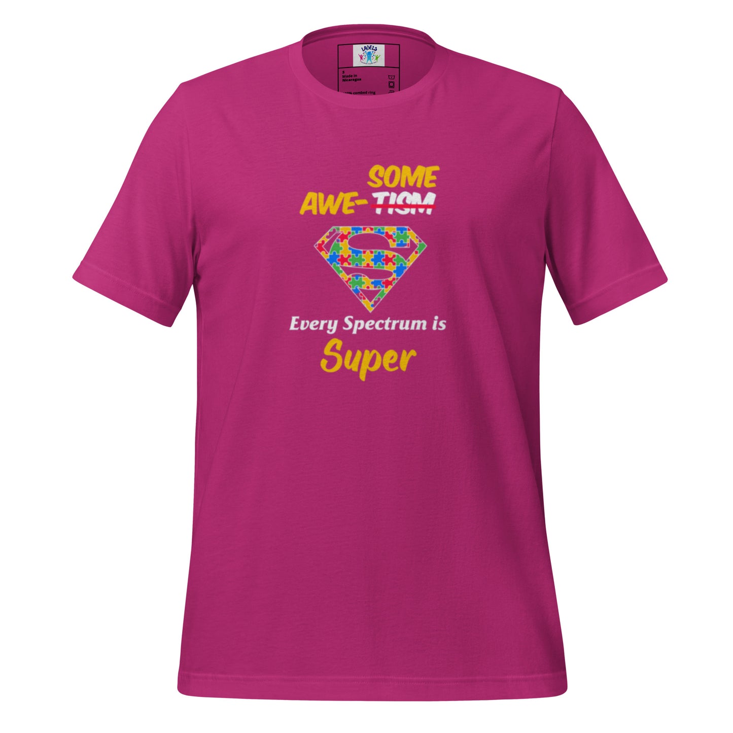 "Every Spectrum Is Super" - Adult T-Shirt