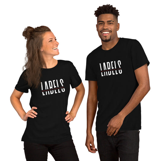 "Labels - Breaking Stereotypes" - Adult T-Shirt (Bold Colors)