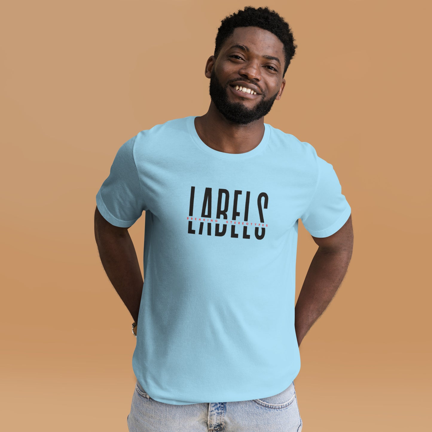 "Labels - Breaking Stereotypes" - Adult T-Shirt (Soft Colors)