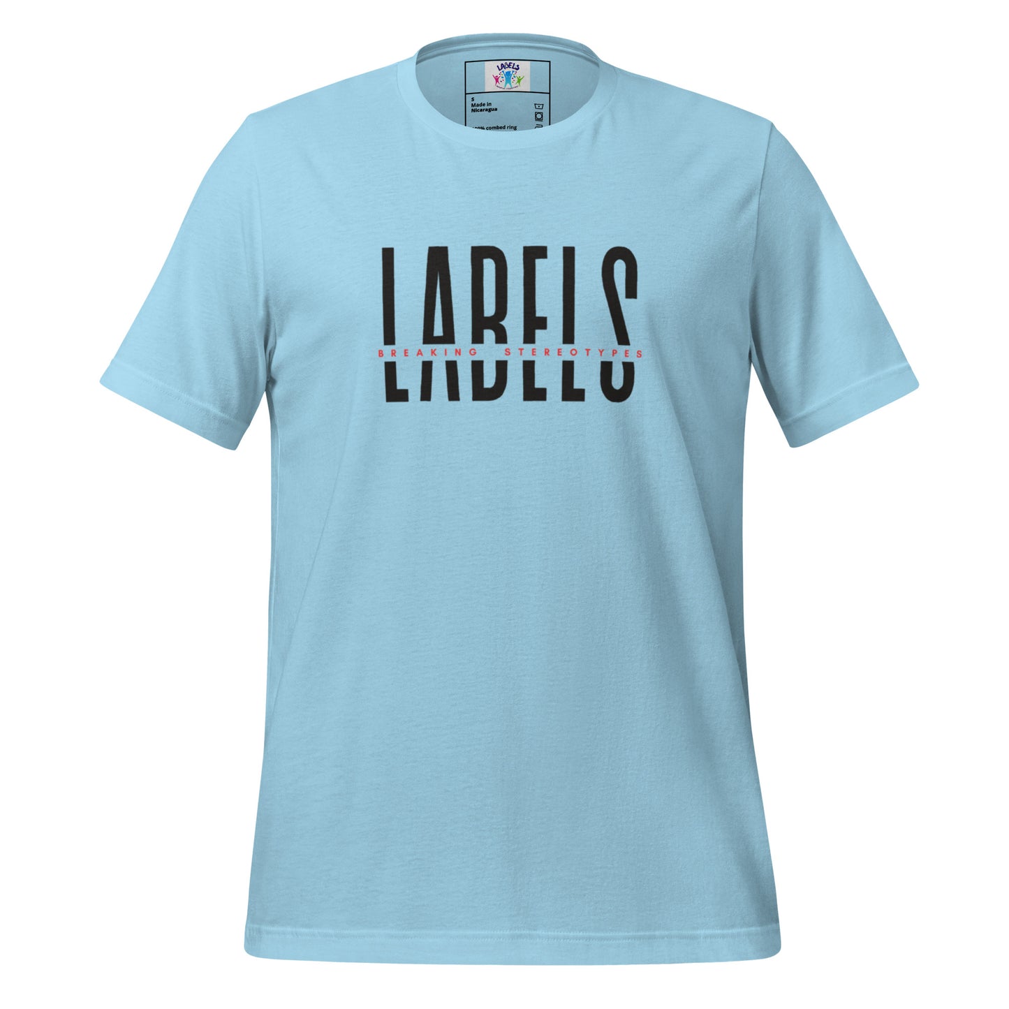 "Labels - Breaking Stereotypes" - Adult T-Shirt (Soft Colors)