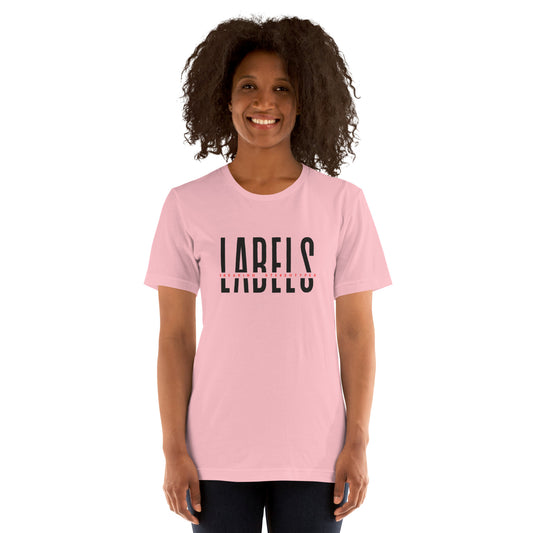 "Labels - Breaking Stereotypes" - Adult T-Shirt (Soft Colors)