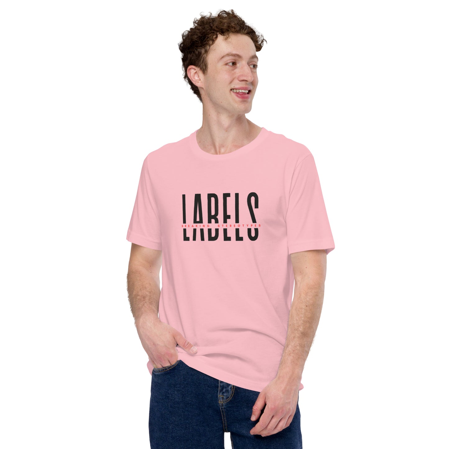 "Labels - Breaking Stereotypes" - Adult T-Shirt (Soft Colors)