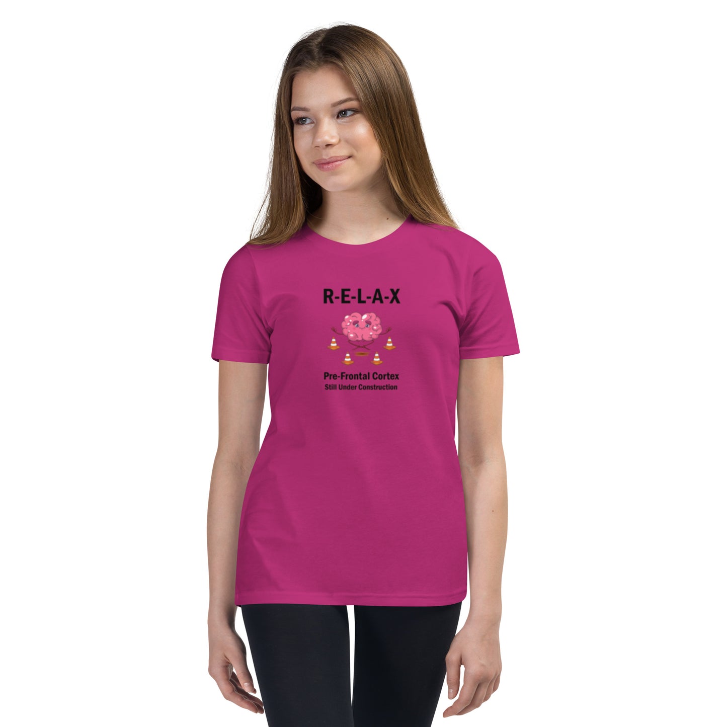 "R-E-L-A-X - Prefrontal Cortex" - Youth T-Shirt