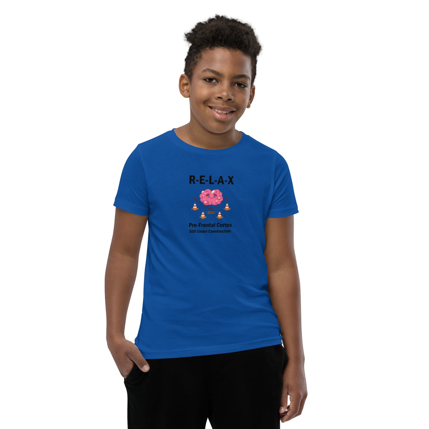 "R-E-L-A-X - Prefrontal Cortex" - Youth T-Shirt